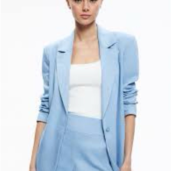 Alice + Olivia Linen Blazer - Picture 3 of 8